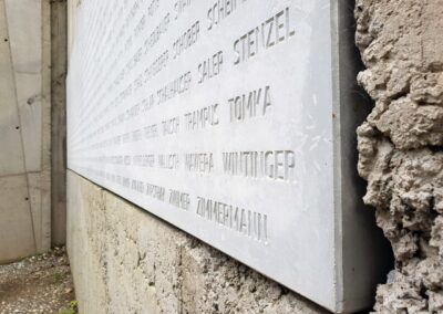 UHPC pamětní deska – Prášily