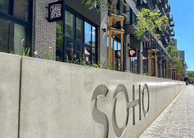 Pohledová zeď SOHO – Praha