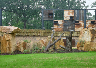 Výběh supů ZOO Zlín Lešná