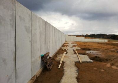 Opěrné stěny Pertoltice