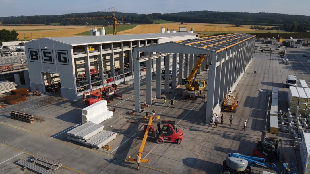 Výstavba haly BSG