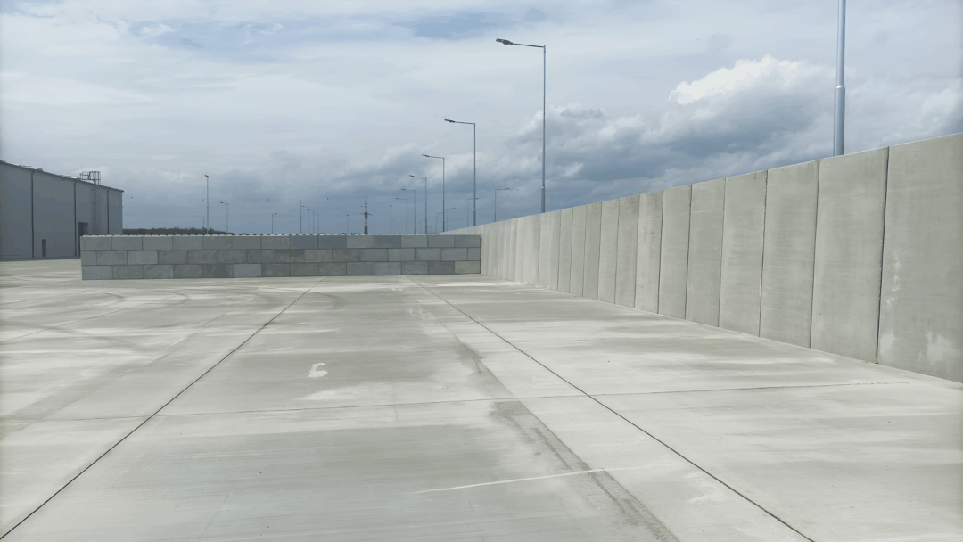 Opěrné stěny Žatec